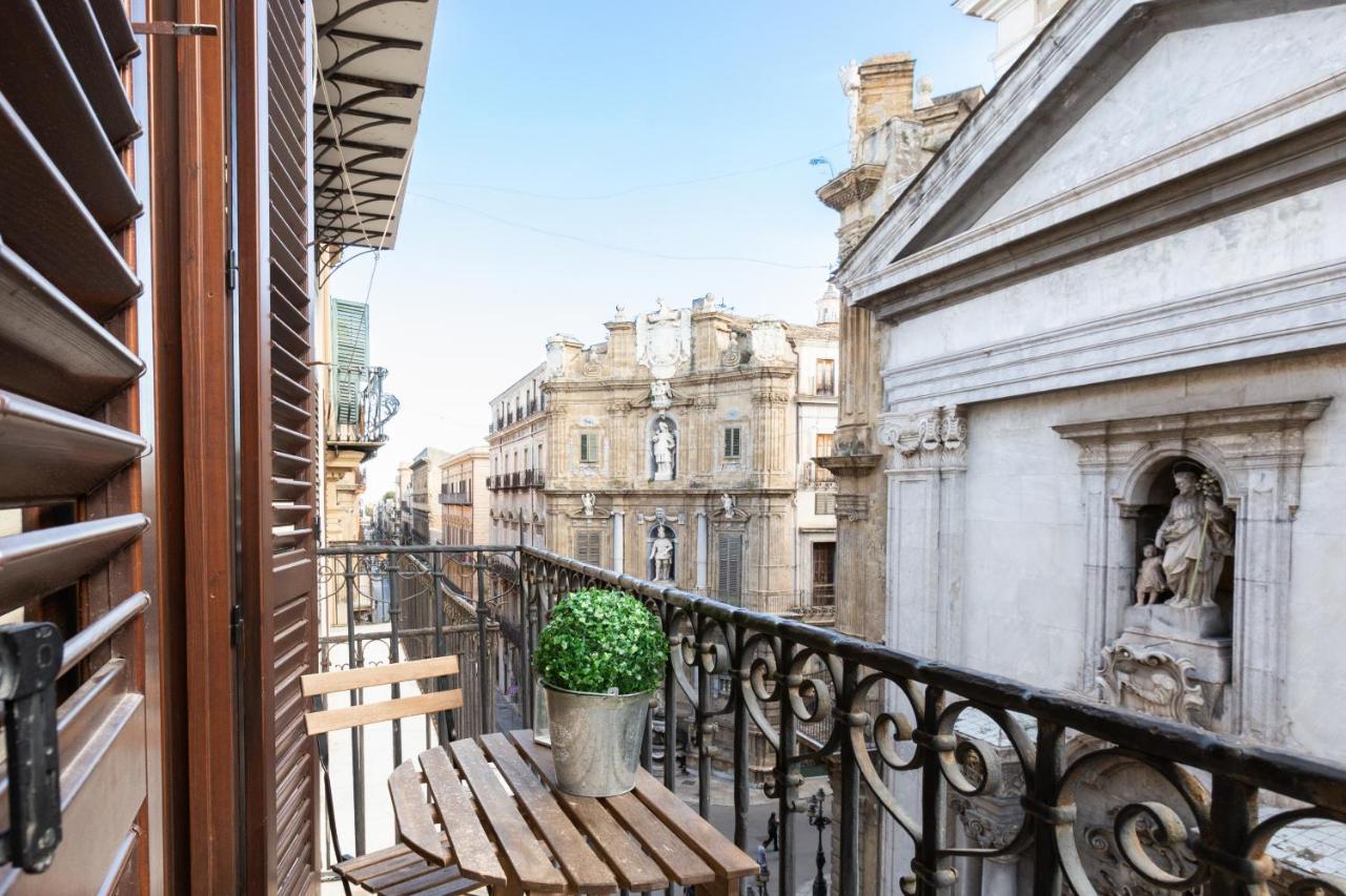 Quattro Canti Charming Flat Palermo Buitenkant foto