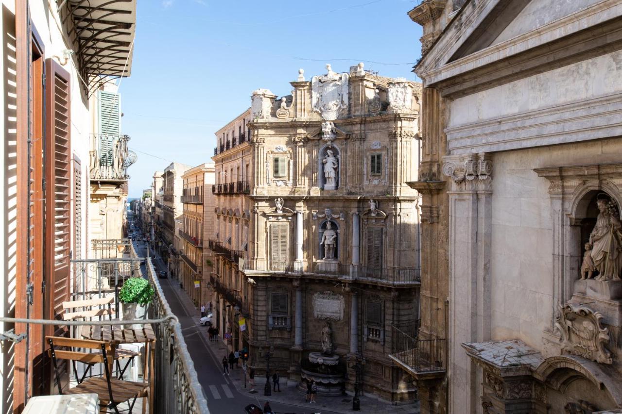 Quattro Canti Charming Flat Palermo Buitenkant foto